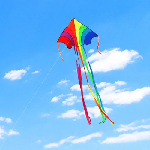 Miniatura 3 de Cometa de mariposa de 53 pulgadas con líneas voladoras fácil de volar para niños y adultos