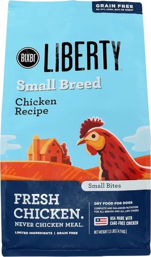 Miniatura 13 de BIXBI Liberty - Alimento seco para perros sin granos, receta de cordero, 11 libras, carne fresca, sin harina de carne, sin rellenos para una fácil