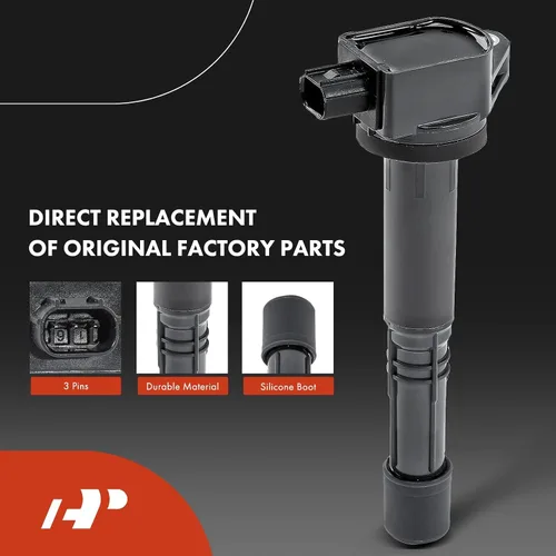 Miniatura 4 de A-Premium Juego de 4 paquetes de bobinas de encendido y bujías de iridio compatibles con Honda CR-V 2010-2014, Civic 2012-2015, Accord 2008-2012