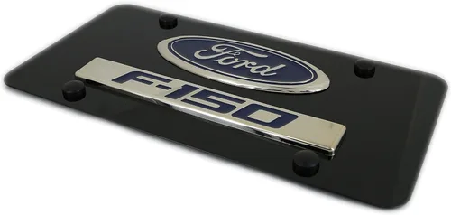 Miniatura 3 de Au-TOMOTIVE GOLD - Placa de matrícula con doble logotipo para Ford F-150 (negro)