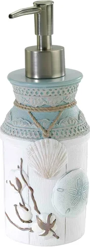 Miniatura 8 de Avanti Linens - Vaso, organizador de encimera, accesorios de baño elegantes de granja (colección de conchas de granja)