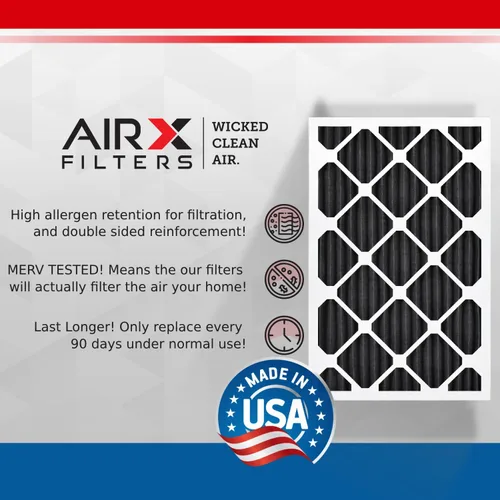 Miniatura 3 de AIRx Filters WICKED CLEAN AIR - Filtro de aire de carbono de 18 x 20 x 1, MERV 7, eliminador de olores, paquete de 6 compatibles con aire