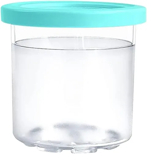 Miniatura 4 de Paquete de 4 pintas de helado de repuesto con tapa, compatible con la máquina de helados Ninja Creami: NC301, NC300, NC299AMZ Series