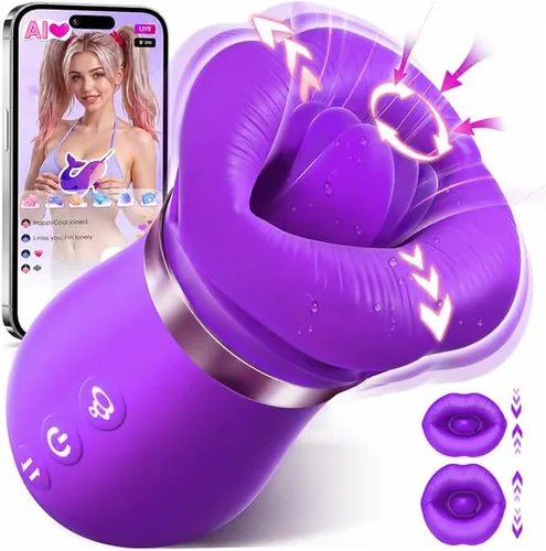 Miniatura 9 de Vibrador de juguete sexual para adultos para mujeres – Sovokn 5 en 1 vibrador de succión bucal rosa juguete sexual 10 lamiendo la lengua, 3 juguetes