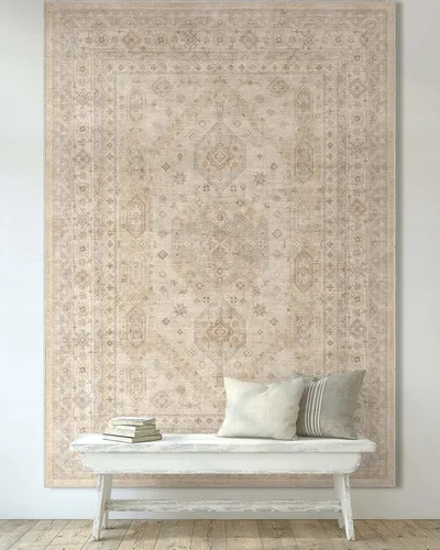 Well Woven Apollo Flatwoven Nicosia - Alfombra de área beige de 5 pies 3 pulgadas x 7 pies 3 pulgadas B. Beige