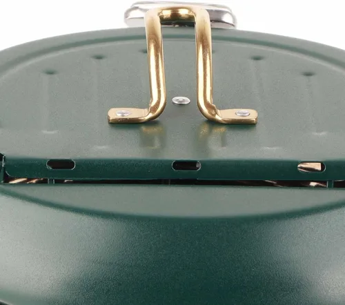 Miniatura 8 de Olla para freír, freidora verde profundo con termómetro, sartén de acero inoxidable para uso doméstico en la cocina.