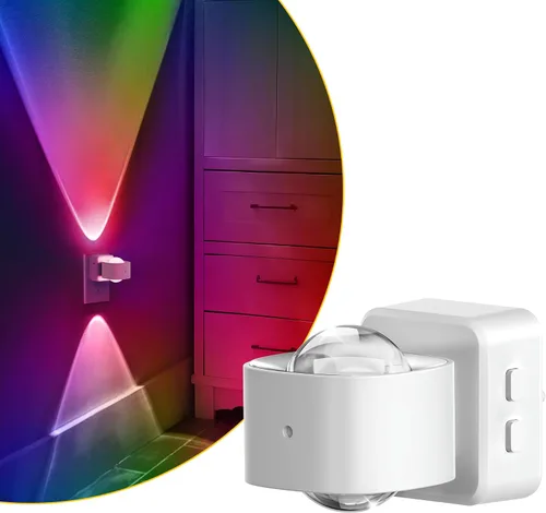 Miniatura 15 de L LOHAS LED Proyector de luz nocturna, luces nocturnas enchufables a la pared, 2000 K/3000 K/5000 K, luz nocturna de temperatura de color ajustable