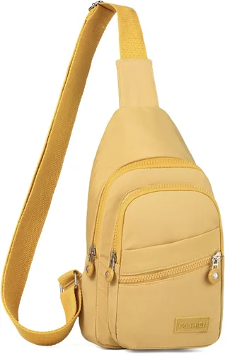 Miniatura 27 de Banelu Mochila Pequeño Bolso Bandolera para Mujeres de Moda, Bolso Pequeño de Cadera de Cruz Mochila de Senderismo de Viaje