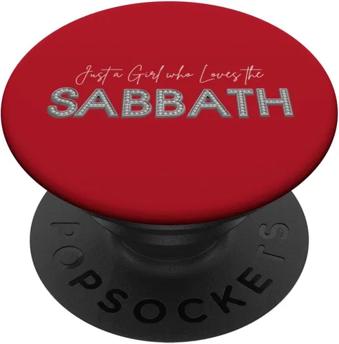 Miniatura 6 de Just a Girl who Loves the Sabbath. 7th Day Sabbath Keeper PopSockets MagSafe PopGrip for iPhone