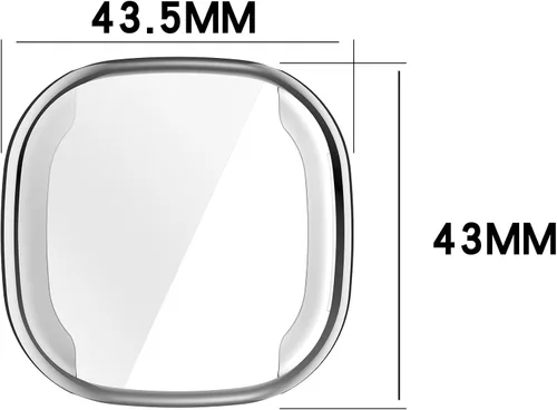 Miniatura 2 de Funda protectora de pantalla compatible con Fitbit Ace LTE, TPU suave de alta calidad, cubierta protectora delgada [a prueba de arañazos]