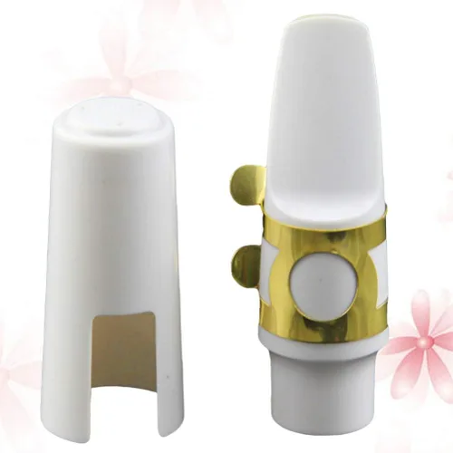Miniatura 4 de EXCEART Cabeza de saxofón alto (blanco, resina, 1 unidad)