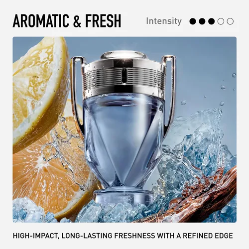 Miniatura 3 de Rabanne Invictus Eau de Toilette - Long Lasting Woody Aquatic Cologne for Men with Marine, Grapefruit & Guaiac Wood - Trophy Bottle French Fragrance