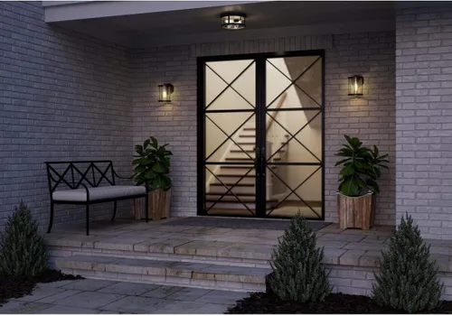 Miniatura 3 de Progress Lighting P560057-020 Gunther Outdoor, Bronce 9.5x6.5x6.5