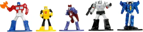 Miniatura 4 de Transformers - Juego de 18 figuras Wave 3 de 1.65 pulgadas fundidas a presión Nano Metalfigs, juguetes para niños y adultos