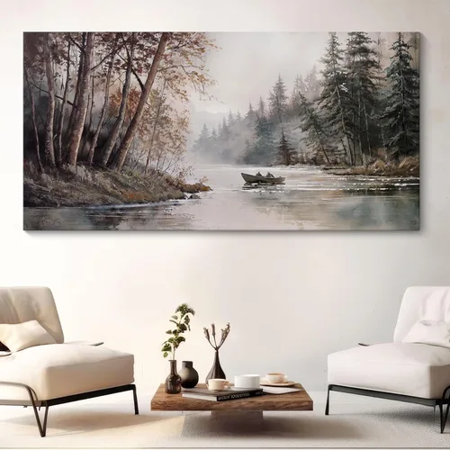 Miniatura 9 de HGUAOA Coastal Wall Art - Large Landscape Wall Pictures for Living Room, Bedroom Pictures, Ocean Beach Artwork, Blue Above Bed Decor, Coastal