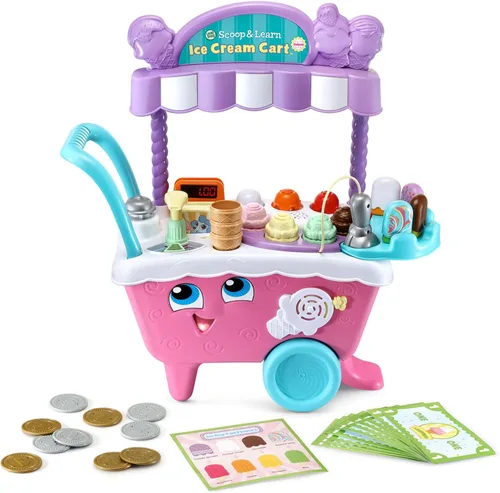 Miniatura 2 de LeapFrog Scoop and Learn Ice Cream Cart Deluxe (embalaje sin frustración), color rosa