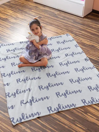 Manta de bebé personalizada, manta con nombre de bebé, manta personalizada para bebés, niños, jóvenes, adolescentes y adultos, forro polar de felpa