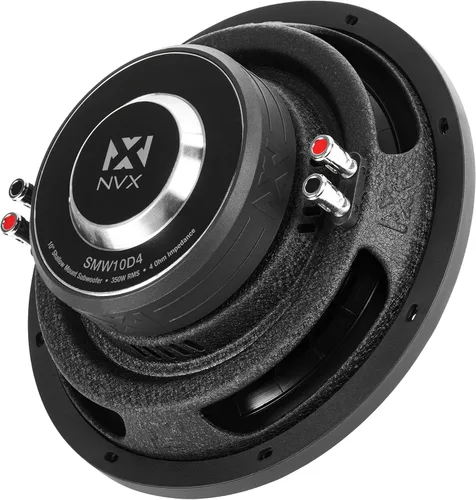 Miniatura 6 de NVX SMW10D4 700W Peak (350W RMS) Subwoofer dual de 4 ohmios de montaje superficial Serie S de 10 pulgadas