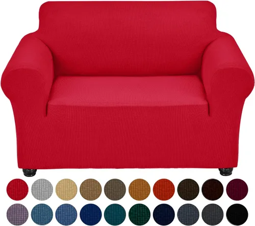 Miniatura 31 de Joccun Funda Elástica para Silla Sofá, Funda de Sofá de 1 Pieza Tela Jacquard de Spandex con Parte Inferior Elástica, Protector de Muebles Lavable