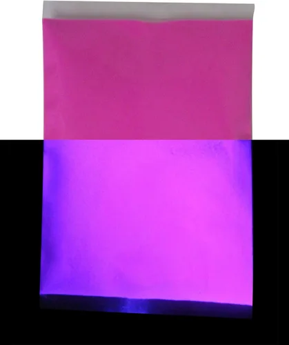 Miniatura 18 de Polvo de pigmento fluorescente de aluminio de estroncio invisible neutro que brilla en la oscuridad, luz negra UV libre de polvo