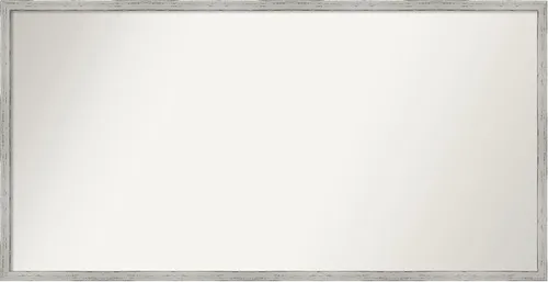 Miniatura 415 de Amanti Art Espejo de baño blanco para sobre el fregadero, 32 x 45 pulgadas, espejo de tocador rectangular blanco esbelto, marco de madera moderno