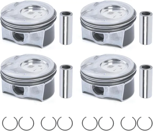 PANGOLIN Juego de Pistón y Anillos Sobredimensionado + 0.5mm 23041-2E210 compatible con Kia Soul Forte Forte5 Forte Koup 2.0L 2014 2015 2016 2017