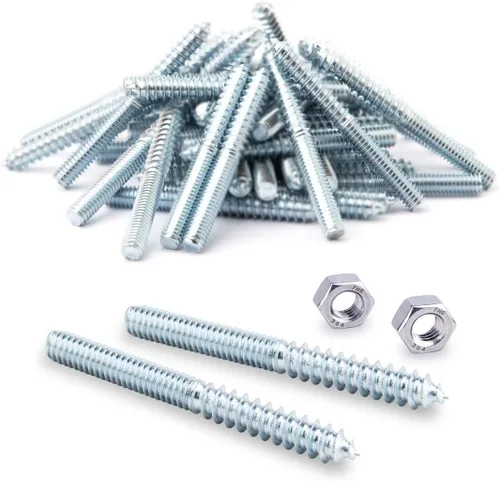 Miniatura 6 de POWERTEC QHB1002 - Pernos de suspensión de 1/4-20 x 1-1/2 pulgadas, paquete de 50 con 2 tuercas hexagonales de instalación de pernos
