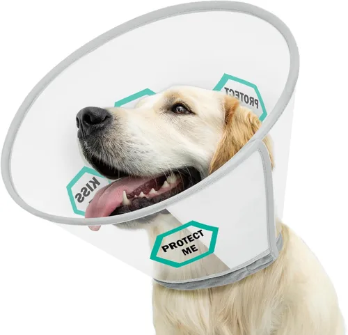 Miniatura 19 de Supet - Collar de cono para perro ajustable después de la cirugía, collar y cono de recuperación para mascotas cómodo y práctico, para perros