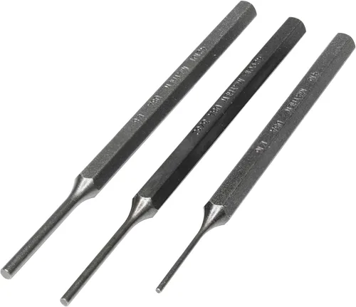 Miniatura 6 de Mayhew Select 89052 - Juego de punzones grandes, 3 piezas, color negro