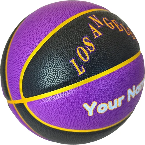 Miniatura 2 de Balones de baloncesto personalizables, personaliza el nombre, logotipo, texto, fotos en baloncesto, tamaño oficial 7 (29.5 pulgadas), regalos