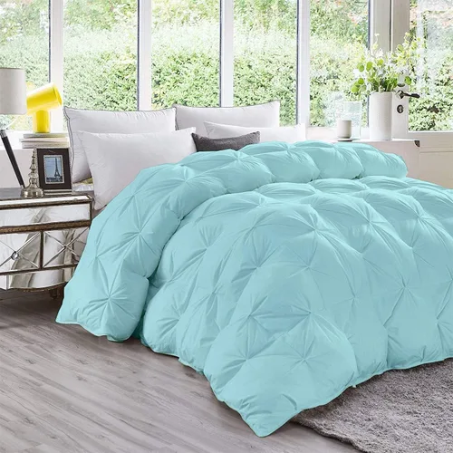 Miniatura 12 de Edredón acolchado de verano de 1400 hilos, plisado, alternativo, tamaño individual XL, 68 x 92 pulgadas, 1 pieza para todas las estaciones, relleno