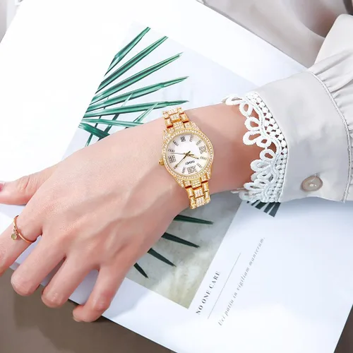 Miniatura 4 de SKMEI Lady Watches for Women Female Bling Dress Fashion Luxury Diamond Business Casual Analog Quartz Waterproof Stainless Steel Wristwatches Gifts