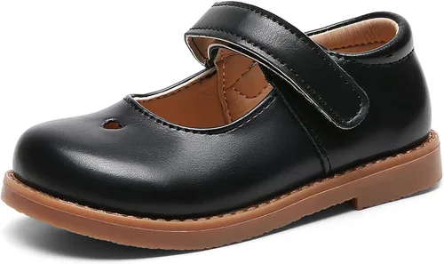 Miniatura 5 de DADAWEN Zapatos clásicos Mary Jane para niña, zapatos de uniforme escolar, zapatos de vestir, zapatos de fiesta y boda