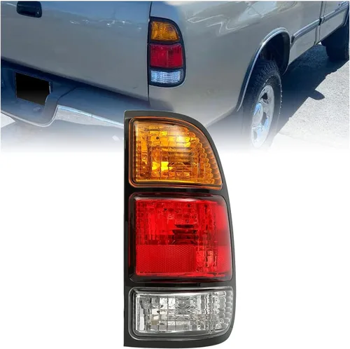 Miniatura 10 de ECOTRIC Luz trasera compatible con Toyota Tundra 2000-2006 Regular/Access Cab Lámpara de freno de señal Luz trasera lado del conductor izquierdo