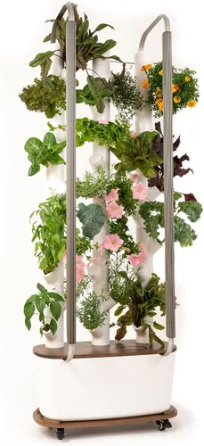 Miniatura 8 de Gardyn Home Dolly - Carrito móvil con ruedas para sistema de cultivo hidropónico y torre de jardín interior, mueve fácilmente tus sistemas