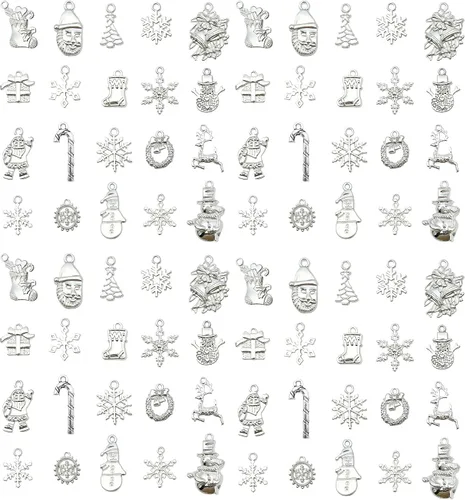 Miniatura 26 de WOCRAFT 60 piezas de dijes de pulsera de cruz dorada KC para juegos de fabricación de joyas, collares, pulseras, llaveros, kit de suministros de KC