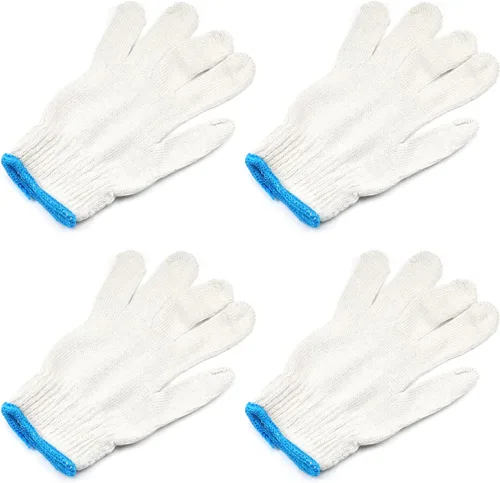 Miniatura 6 de Othmro Guantes antiestáticos de trabajo de seguridad Guantes de poliéster de tres costillas Guantes Hidratantes Etiqueta