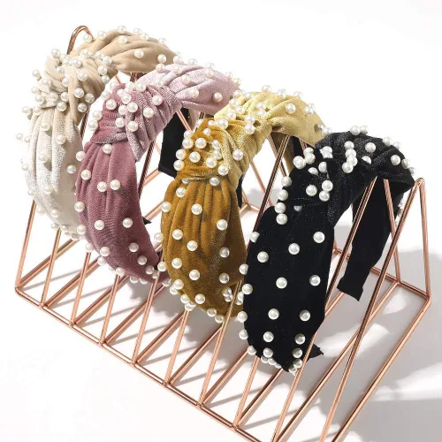 Miniatura 10 de Ivyu Diademas para la cabeza para mujer, 6 diademas para mujer, de moda, acolchadas para el cabello, accesorios para el cabello para niñas, Mixto