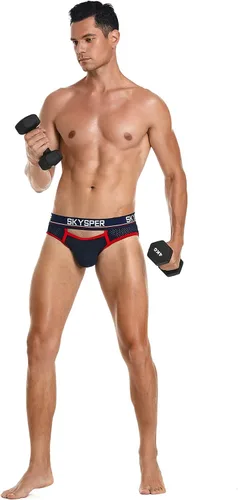 Miniatura 9 de SKYSPER Jock Strap Athletic Supporter para hombres Sexy Jockstrap Ropa interior masculina