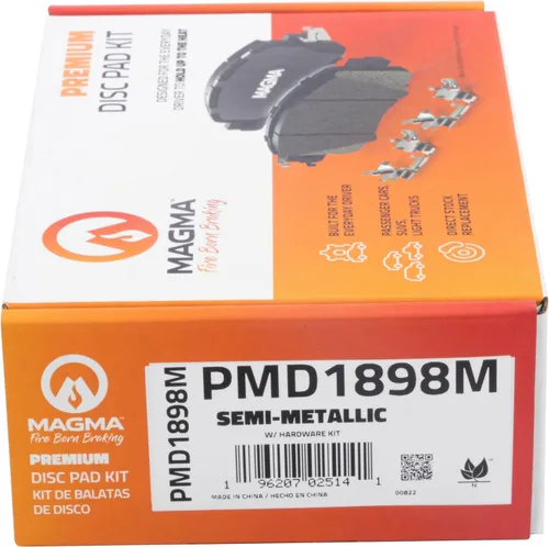 Miniatura 5 de MAGMA Premium PMD1898M Pastillas de freno semimetálicas, traseras