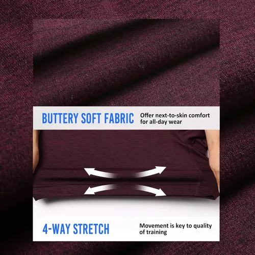 Miniatura 2 de maamgic Pantalones cortos de entrenamiento para hombre de 5 pulgadas, suaves, elásticos, para correr, gimnasio, atléticos, con bolsillos
