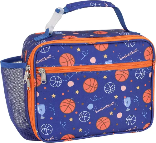 Miniatura 16 de Lonchera Térmica para Niños - Lonchera Reutilizable para Niños con Soporte para Botella de Agua, Bolsa de Almuerzo para Niños Pequeños para Un