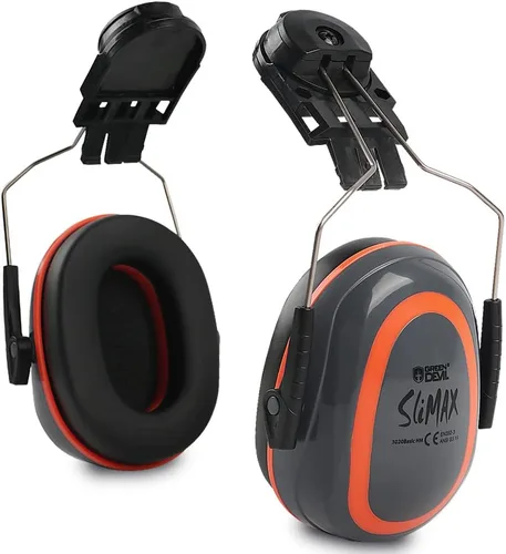 Miniatura 8 de Orejeras de protección auditiva GREEN DEVIL SNR 27dB/NRR 22dB Reducción de ruido Orejeras con banda para la cabeza/montadas en el casco/detrás