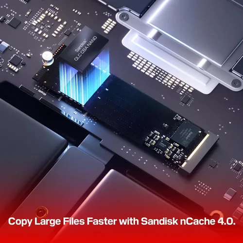Miniatura 4 de WD Blue SN5100 SSD NVMe de 500 GB - M.2 2280, PCIe Gen 4.0, unidad interna de estado sólido - Velocidades de lectura de hasta 6,600 MB/s