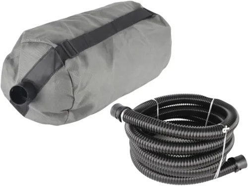 Kikeep Lijadora de paneles de yeso Bolsa de recolección de polvo Bolsa de recolección de máquina de rectificado de pared, accesorio para lijadora de