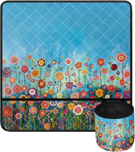Miniatura 38 de Tapetes para máquina de coser de girasol y colibrí para mesa con bolsillos, para máquinas de coser de Acción de Gracias, alfombrillas para reducir