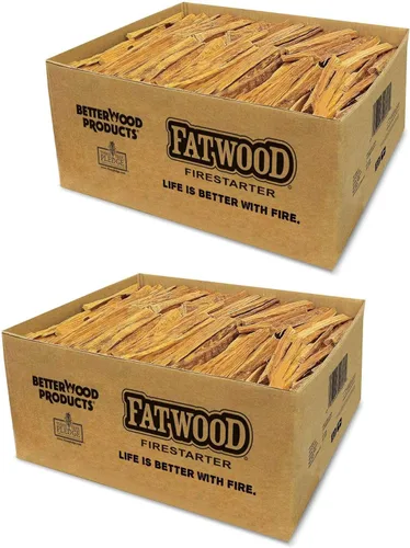 Miniatura 11 de Firestarter de madera de pino totalmente natural para chimenea, quimeneas, parrilla o estufas de pellets y leña, cubo de abedul de 5 libras