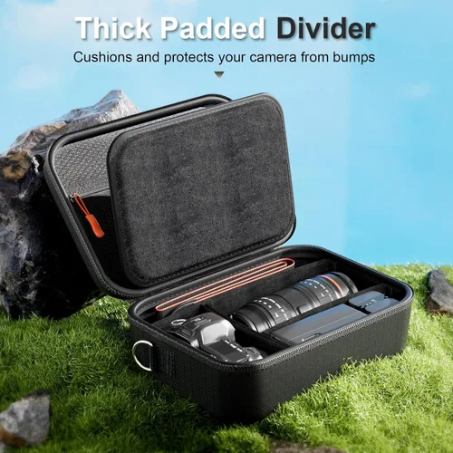 Miniatura 4 de ProCase Funda rígida para cámara para Canon Rebel T7/EOS R100/R50/DSLR/SLR/Nikon/Sony/Cámaras sin espejo, bolsa de viaje para cámara digital