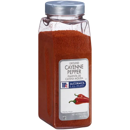 Miniatura 7 de McCormick Culinary Pimienta de Cayena Molida, 2.04 kg - Una Caja de 2.04 Kilogramos de Pimienta de Cayena en Polvo a Granel para Uso en la Cocina