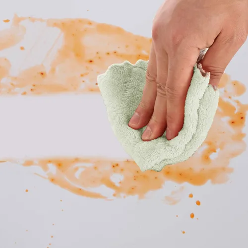 Miniatura 4 de kimteny Paquete de 12 Paños de Cocina, Paños de Cocina Premium de 10x10 pulgadas, Toallas de Cocina Súper Absorbentes de Terciopelo Coral Paños